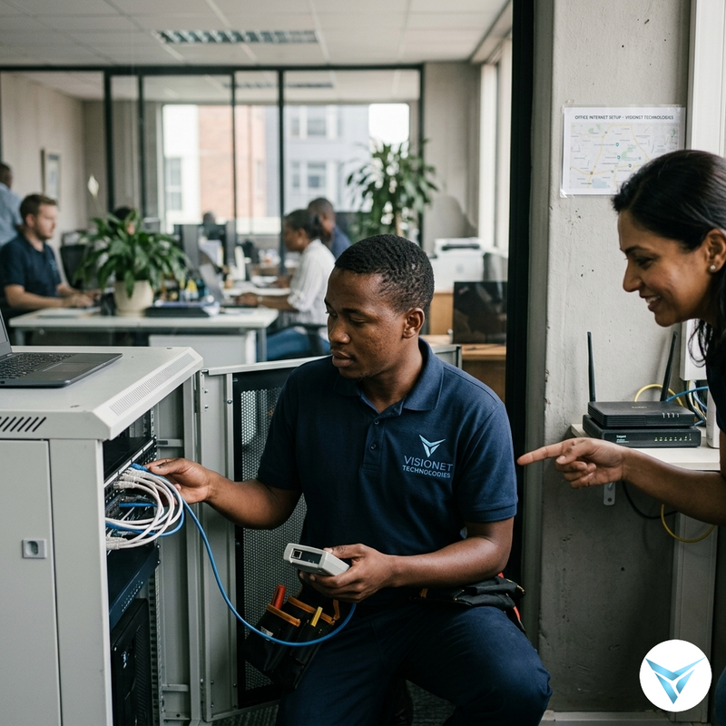 Business Internet Setup | Internet & Connectivity | Visionet Technologies