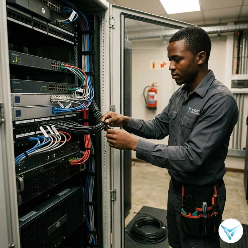 Data Cabinet Setup | Data & Server Solutions | Visionet Technologies